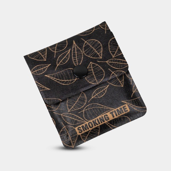 Cenicero Portátil Smoking Time negro