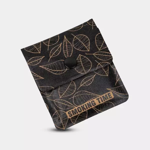 Cenicero Portátil Smoking Time negro