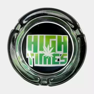 Cinzeiro de vidro desenhos marijuana - GB The Green Brand