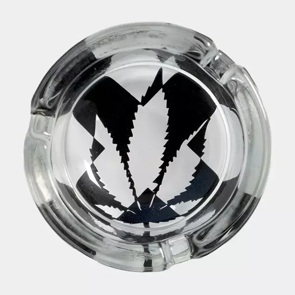 Glass Ashtray, Two models available. - GB