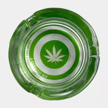 Glass Ashtray, Two models available. - GB