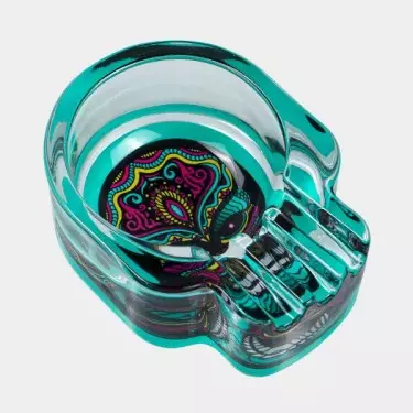 Champ glass skull ashtray - GB The Green Brand