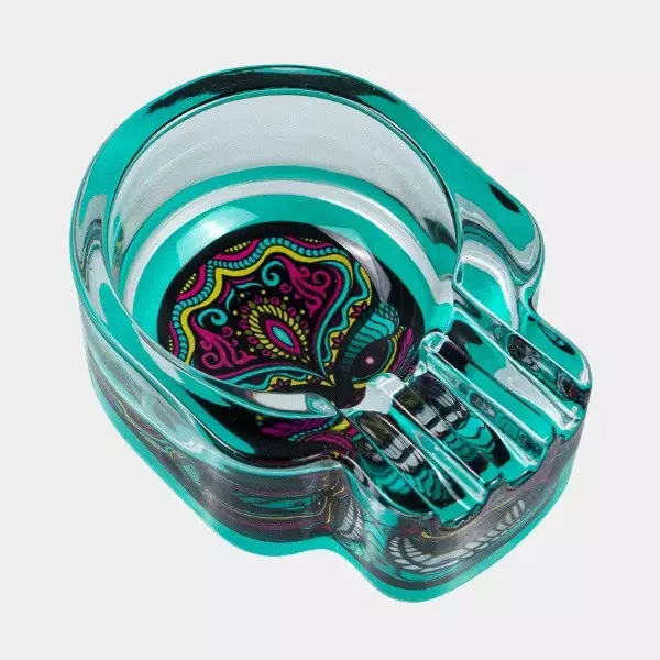 Champ glass skull ashtray - GB The Green Brand