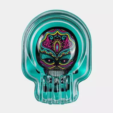 Champ glass skull ashtray - GB The Green Brand