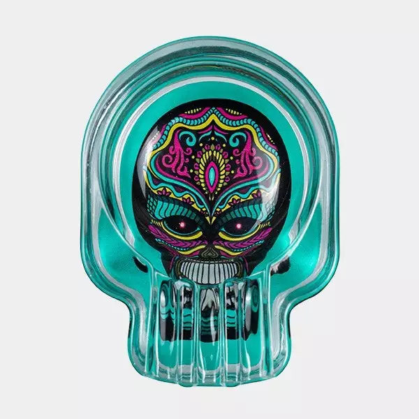 Champ glass skull ashtray - GB The Green Brand