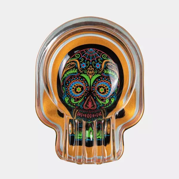 Cinzeiro Caveira de Vidro Champ