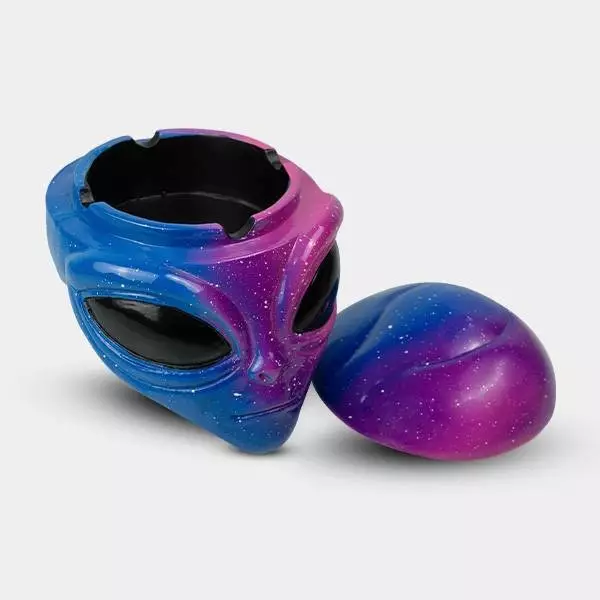 View Purple Alien Ashtray - GB The Green Brand