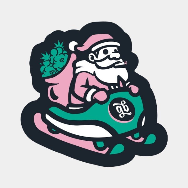 Pegatina GB The Green Brand Decorativa Papá Noel