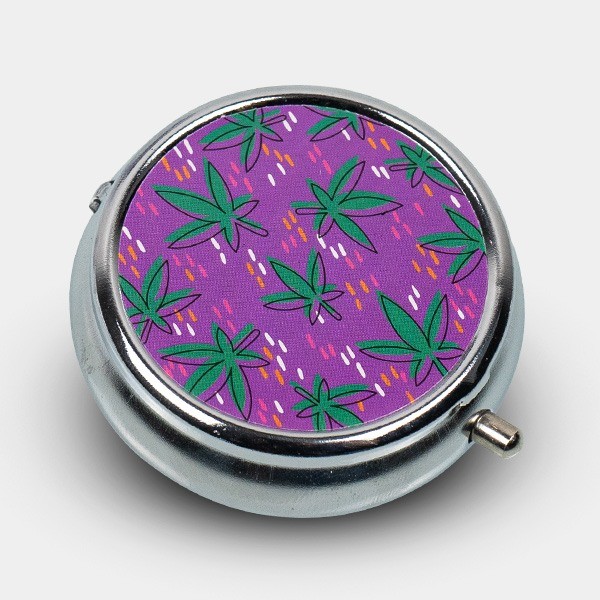 Cenicero Portátil Champ Hojas morado