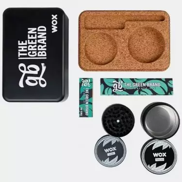 Caixas Weed Box WOX GB portátil - GB a marca verde
