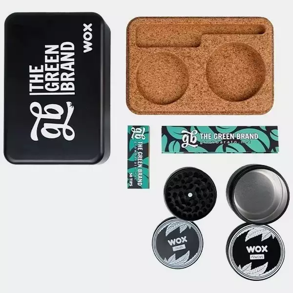 Caixas Weed Box WOX GB portátil - GB a marca verde