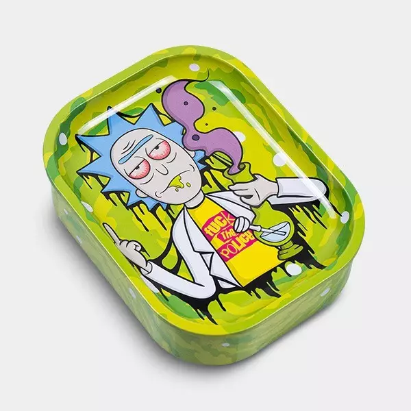 Caja De Metal Con Bandeja De Liar 'R T-Shirt' cerrada