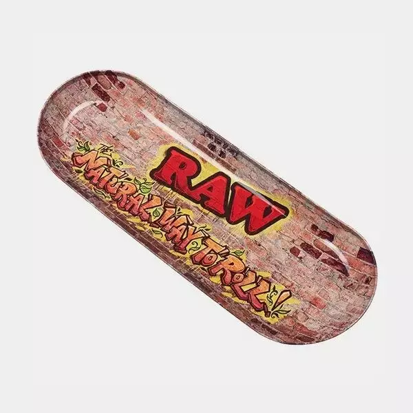 View Raw Graffiti Skate Rolling tray - GB The Green Brand