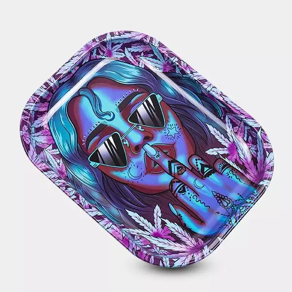 View Silence Rolling Tray - GB The Green Brand