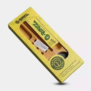 Small bamboo portable rolling tray G-ROLLZ - GB The Green Brand