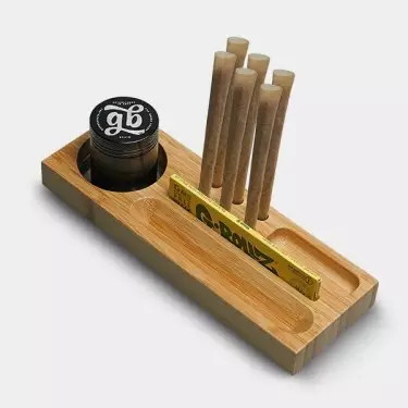 Small bamboo portable rolling tray G-ROLLZ - GB The Green Brand