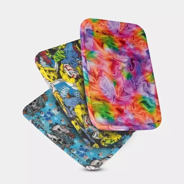 Portable Glow in the Dark Rolling Tray - GB The Green Brand