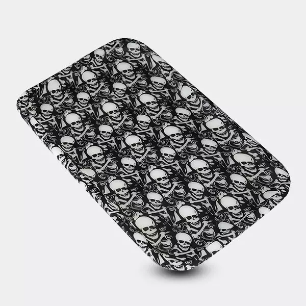 Bandeja de Liar Fluorescente Bandeja de Liar Fluorescente skulls negro