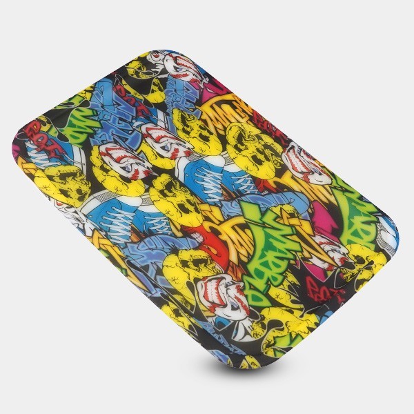 Bandeja de Liar Fluorescente skulls vans