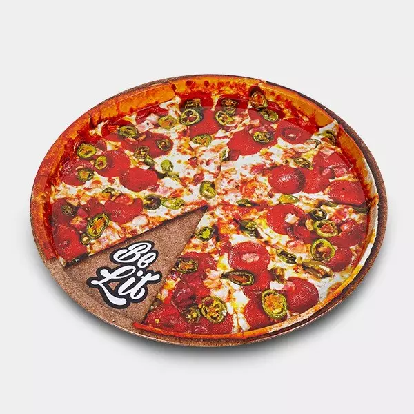 View Slice Round Rolling Tray