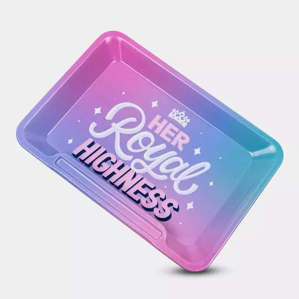 View Her Royal Highness Rolling Tray - GB The Green Brand