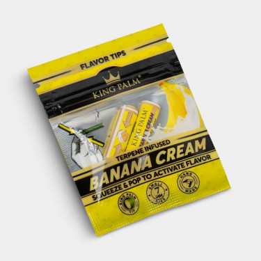 Filtros de Sabores King Palm banana cream