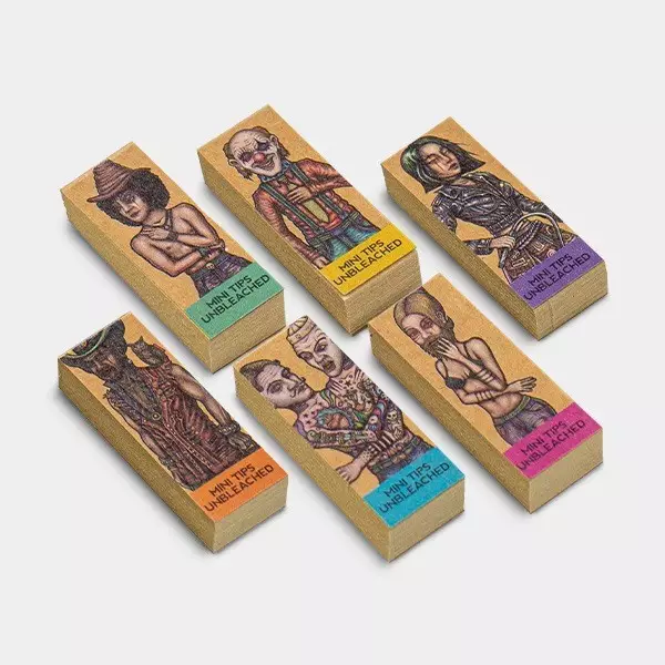 Natural Mini Lion Rolling Circus Filters - GB The Green Brand