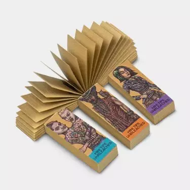 Natural Mini Lion Rolling Circus Filters - GB The Green Brand