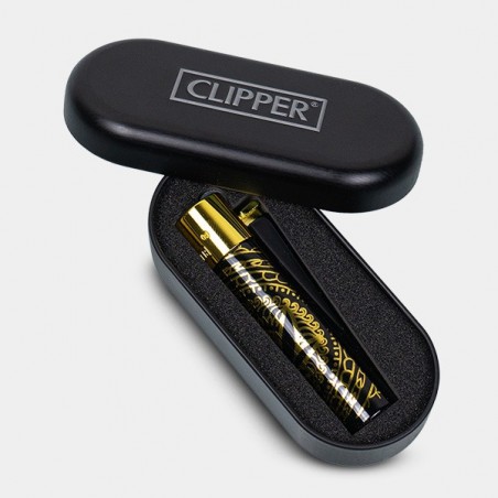 Clipper Leaves Premium dorado caja