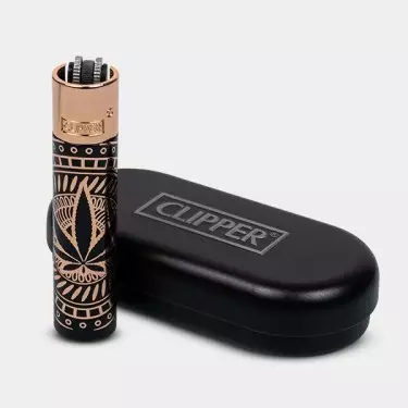 Leaves Premium Clipper metal lighter - GB The Green Brand