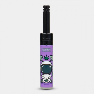 Mechero Clipper Minitube Little Weed astronauta