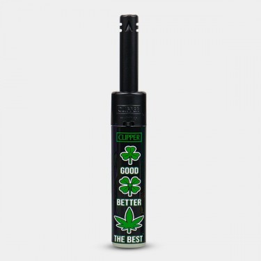 Mechero Clipper Minitube Little Weed hojas