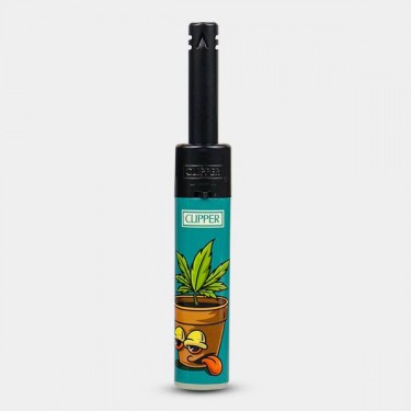Mechero Clipper Minitube Little Weed maceta