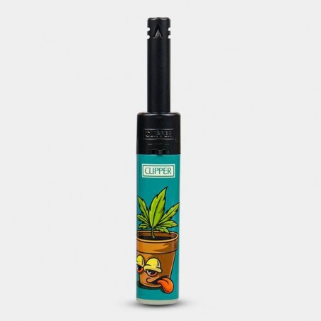 Mechero Clipper Minitube Little Weed maceta