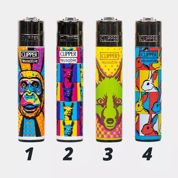 View Animal Portrait 2 Clipper Lighter - GB The Green Brand