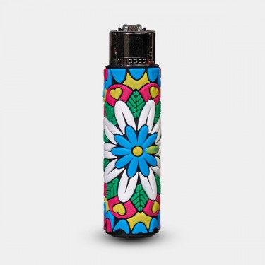 Mechero Clipper Hippie Passion 3 con Funda de Silicona 4