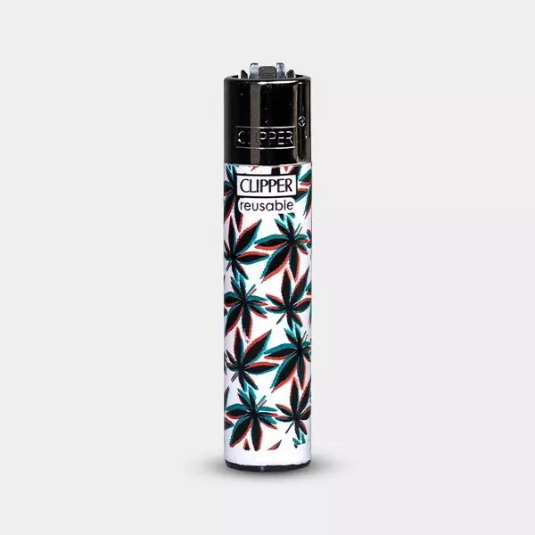Mechero Clipper Neon Leaves 4 1