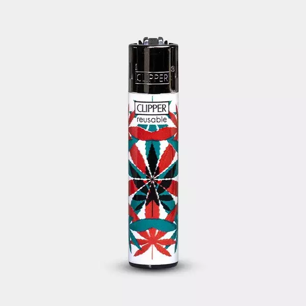 Mechero Clipper Neon Leaves 4 3