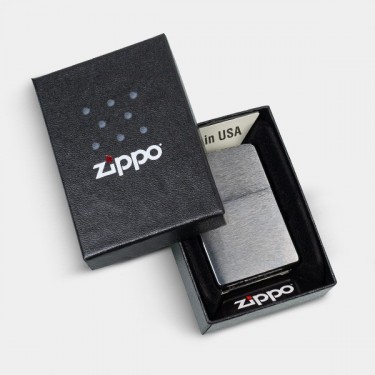 Zippo Cromo Liso Mate caja