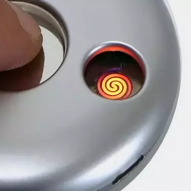 Mechero Eléctrico Nammu detalle encendido