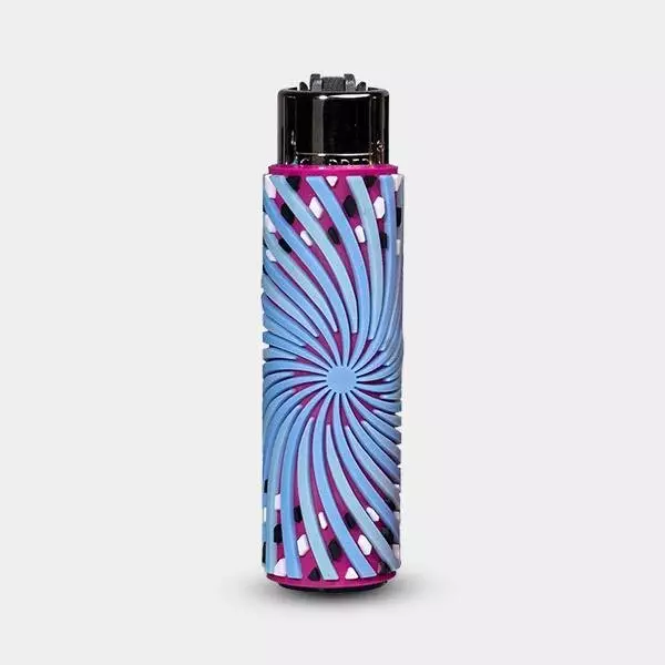 Clipper Illusion Arts Lighter with Silicone Case
