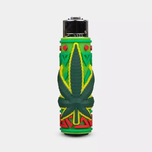 Clipper Vibrant Weed with Silicone Case Lighter