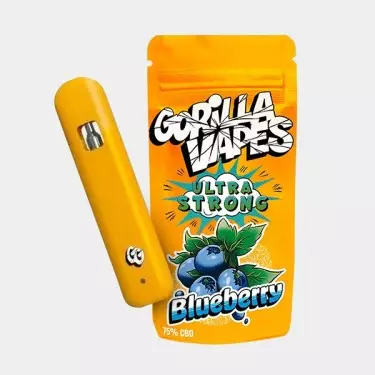 Gorilla Vape 'Blueberry' CBD 75% Gorilla Grillz