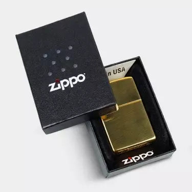 Zippo High Polished Brass caja