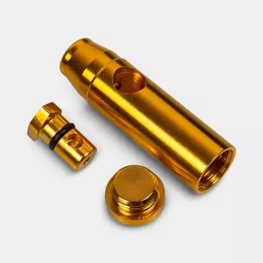 Aluminum Dispenser Snuffer gold
