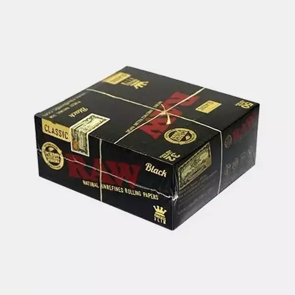 Raw Black King Size display