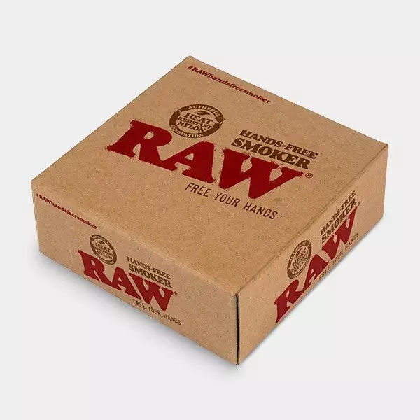 Mãos cruas Fumador livre Mãos Free Smoker marca RAW - GB A marca verde