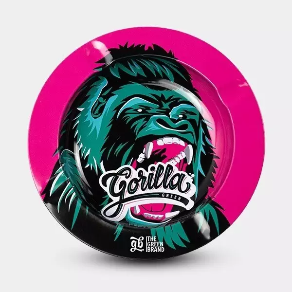 Resilient GB Gorilla Metal Ashtray - GB The Green Brand