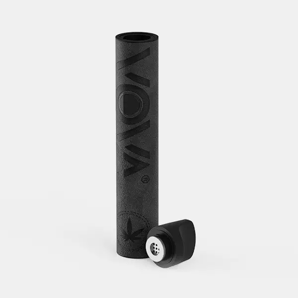 Vaporizador VOVA Volks Negro Abierto