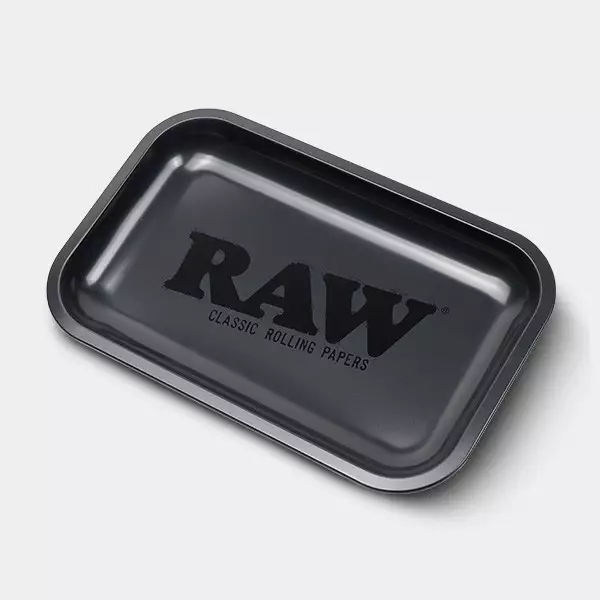 View Stylish RAW Black Metal Tray - GB The Green Brand